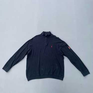 90s Polo Ralph lauren アノラック ドロコード サイドジップ POLO RALPH LAUREN(ポロラルフローレン) 90's Logo cotton