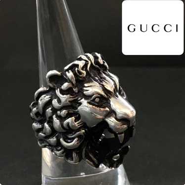 Gucci lion head silver - Gem