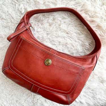 バッグ archive COACH Half Moon shoulder bag red Coach shoulder moon - Gem