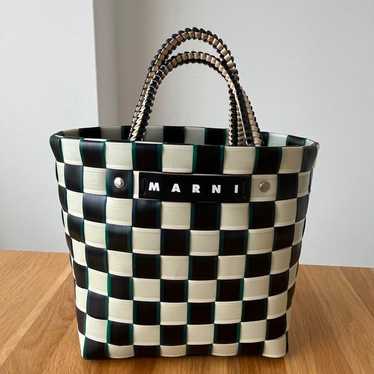 バッグ MARNI MARKET MINI BASKET BAG ディープセージ MARNI MARKET MINI BASKET BAG | Marni