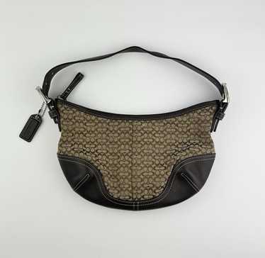 バッグ Coach Signature Hobo Shoulder Bag Suede Vintage Y2k Coach Suede Hobo Shoulder Bag – Eclectic Inventory