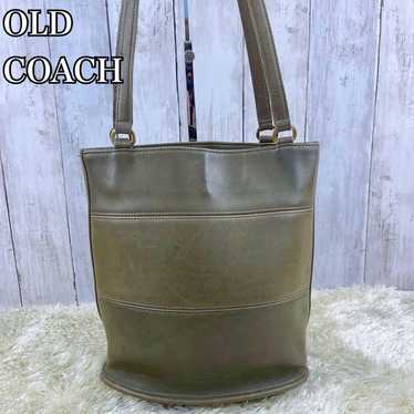 90’s OLD COACH TOTEBAG RARE Vintage 1990 XL Coach Black Leather Carry- All Tote