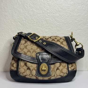 バッグ Coach Signature Flap Hobo Shoulder Bag Coach signature flap shoulder - Gem