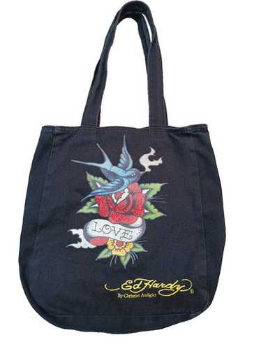 バッグ vintage ed hardy design bag Ed Hardy Backpack, Don - Ed Hardy Designs, Red, Blue, Skull