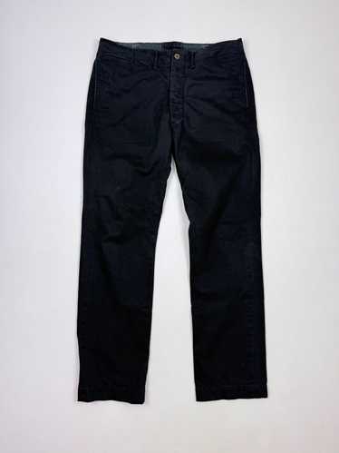 Double RL『CHINO OFFICER PANT』(BLACK) Officer Chino Pant | Ralph Lauren