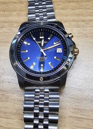 希少!  SEIKO PERPETUAL CALENDER 100M 腕時計 Seiko Perpetual Calendar 100m Men's Watch SNQ053P1 | eBay