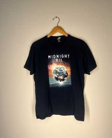 Midnight Oil Tシャツ XL Vintage Midnight Oil Diesel and Dust Concert T Shirt 1989