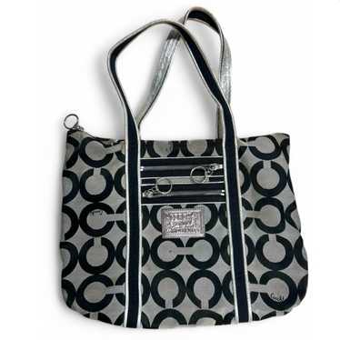 バッグ COACH POPPY Optic Tote bag y2k 00s 17936 バッグ COACH POPPY Optic Tote bag y2k 00s 17936 COACH POPPY