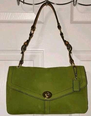 バッグ Coach Nubuck Turn Lock Bag Green Coach Turnlock Crossbody Bag | Brixton Baker