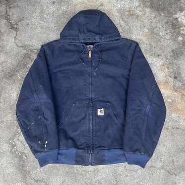 ‼️カーハート アクティブジャケット J25 MDT Vintage Carhartt Duck Active Jacket XXL Tall J25 MDT Navy