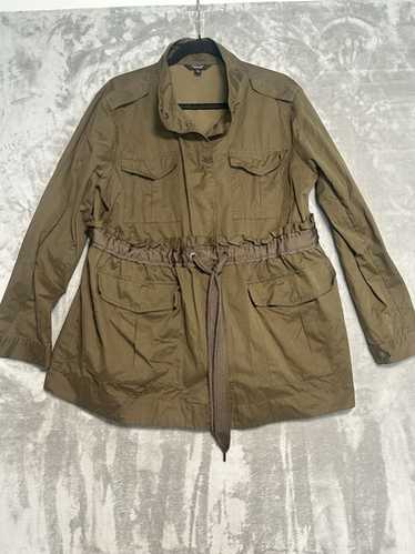 Simply Vera Wang Button Up Jacket Women’s XL Army… - image 1
