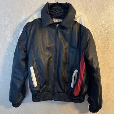 USA Flag Leather Jacket - Gem