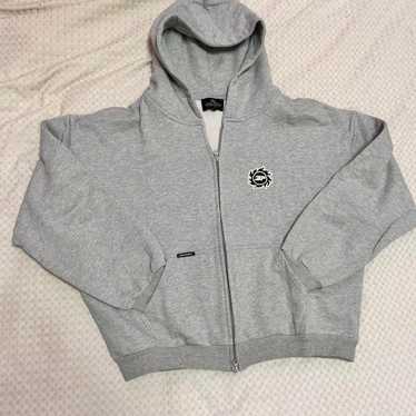 Broken Planet Zip Up Hoodie ヘザーグレー Broken Planet Sun Logo Knit Zip-Up Hoodie Heather Grey Men's