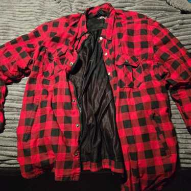 Source Unknown Men's Coat - Red/Multi - 4XL – Uni… - image 1