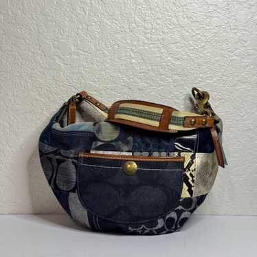 Coach denim patchwork hobo - Gem