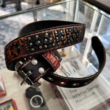 小物 Rare Ed Hardy Studs Design Belt Rare Ed Hardy 00s Studs Design Belt - メルカリ