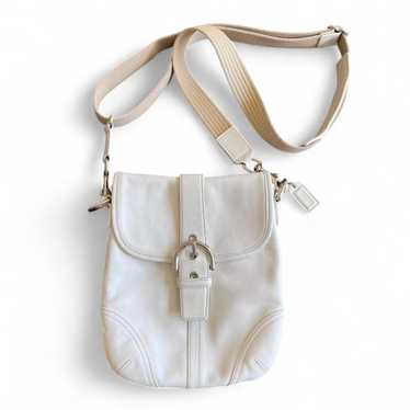 Vintage white coach crossbody - Gem