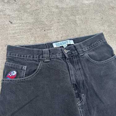 POLAR SKATE CO. BIGBOY  旧ロゴ washed black Polar Skate Co. Men's Exist Big Boy Jeans in Washed Black