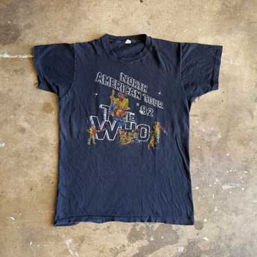 vintage the who 1982 tour t shirt - Gem