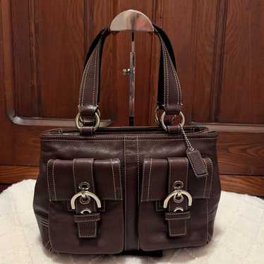 バッグ 1897 Coach Soho Hobo Shoulder Brown Coach Soho Bag for sale | eBay