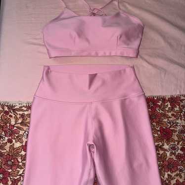 alo ピンク ヨガウェアセットS Pink alo yoga set - Gem