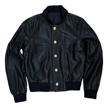 80's leather jacket gianni versace - Gem