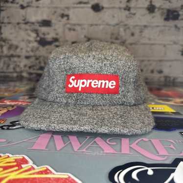 帽子 Supreme Harris Tweed 6-Panel Black Multi Supreme Harris Tweed 6-Panel (FW24) - $58