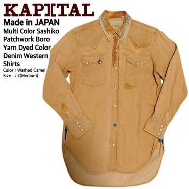 kapital boro ウエスタンシャツ カントリー kountry デニム Buy Kapital Boro Button Down Shirt Online at Groupie