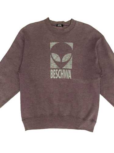 希少 90s BESCHWA ビシュワ エイリアン スウェット オールドスケート 90s USA製 BESCHWA ALIEN エイリアン スウェット ビシュワ