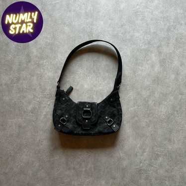 00’s archive bag y2k grunge leather 黒 grunge Y2K leather shoulder bag archive