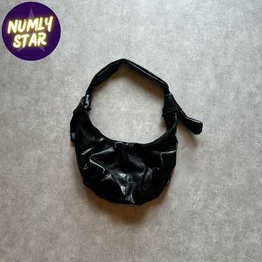 00’s archive bag y2k grunge leather 黒 grunge Y2K leather shoulder bag archive