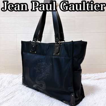 90s Jean-Paul GAULTIER ドラゴン柄　手提げバッグ Jean Paul Gaultier(ジャンポールゴルチエ) / リバーシブル/V