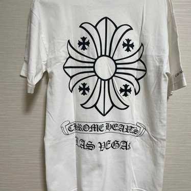 CHROME HEARTS ホワイトTシャツ CHROME HEARTS クロムハーツ Osaka Scroll Label Logo Tee