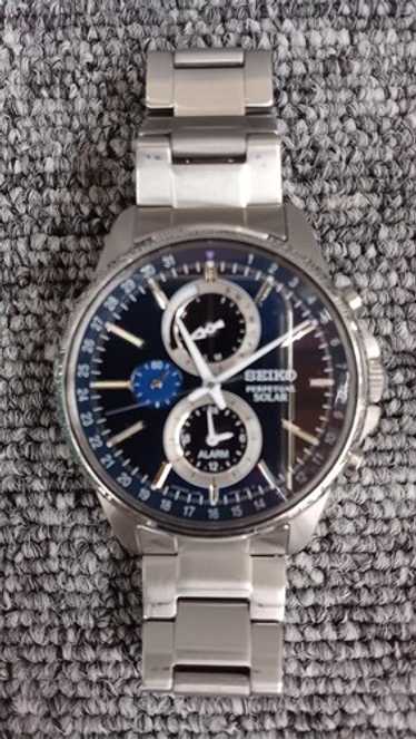 SEIKO スピリット V198-0AC0 Seiko] Seiko Spirit Smart V198-0AC0 Stainless Steel Solar