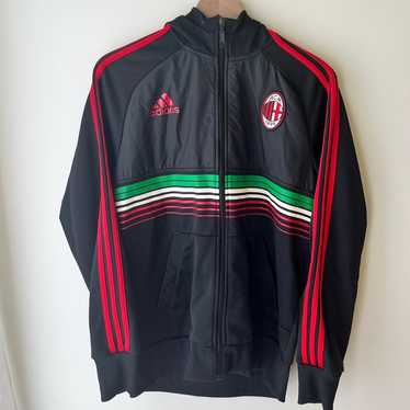 AC MILAN adidas フルジップジャケット　ナイロン　Mサイズ AC MILAN adidas フルジップジャケット ナイロン Mサイズ
