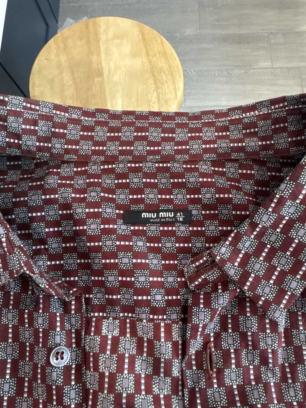 Miu Miu Miu miu button up - image 2