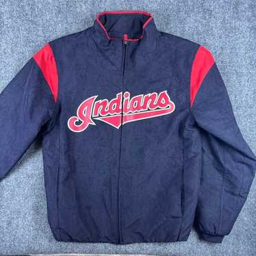 USA製 希少Cleveland Indians Majestic ジャージ Vintage 90's Cleveland Indians Cooperstown Majestic