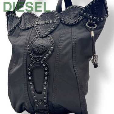 バッグ 00s DIESEL studs leather shoulder bag DIESEL 00s Archive Studs Shoulder Bag - メルカリ