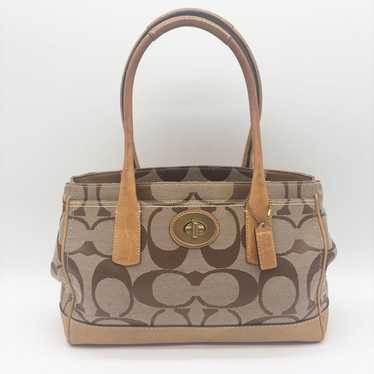 Coach handbag tote turnlock - Gem