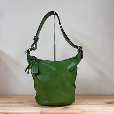 Rare Vintage Coach ライトミント Duffle Sac XL Coach Duffle Sac - Gem