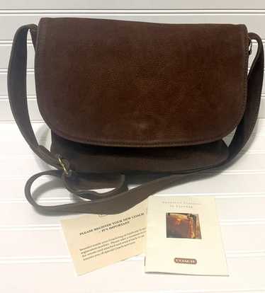 vintage✨ coach old sonoma brown SUEDE Mocha Brown! Coach Vintage SONOMA Leather Shoulder Crossbody
