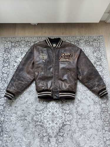 ヴィンテジレザーコート　ROOTS　カナダ製 roots leather jacket products for sale | eBay