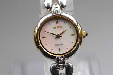 SEIKO EXCELINE ゴールド 時計　4N20 楽天市場】SEIKO セイコー エクセーヌ ダイヤモンドベゼル 4N20