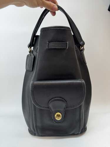 バッグ Coach Vintage Backpack Shoulder Leather Vintage COACH Black Leather XLarge Backpack by