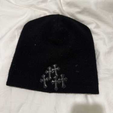 クロムハーツ CHROME HEARTS ■ 【CH PLUS BEANIE 】 クロムハーツCH Plus Cross Leather Patch Beanie - メルカリ