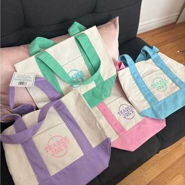 Nwt Trader Joe’s Canvas Tote Bag Set - Multicolor - image 1