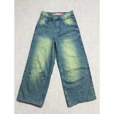 jaded london Colossus BaggyJeans ダメージw32 Shop Sandblast Blue Wash Colossus Fit Jeans | Jaded London