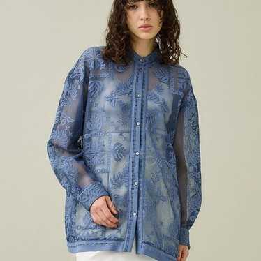 Ameri　CHEMICAL LACE OVER SHIRT Ameri CHEMICAL LACE OVER SHIRT