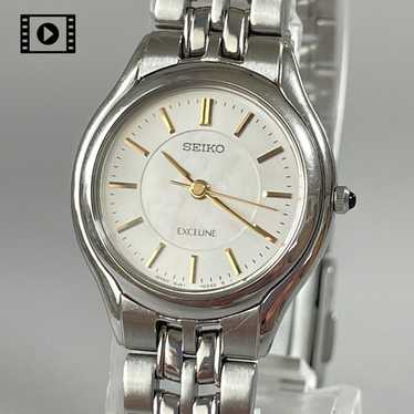 【稼働美品】SEIKO EXCELINE レディース腕時計 4J41-0030 Seiko Exceline 4J41-0030 Analog Quartz Women Annual