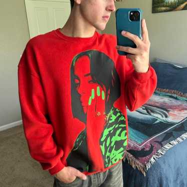 Billie eilish red sweatshirt - Gem